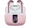 Wireless Bluetooth Earbuds Headphones 52 Hrs Playtime IPX7 Waterproof 4 Mic Call Noise Cancelling with LED Display Charging Case