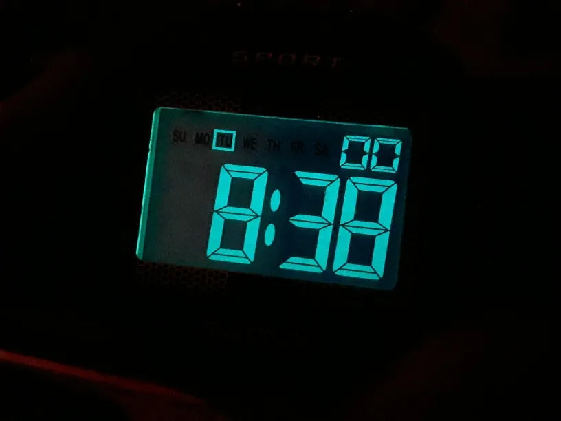 TPW Oversized Digital Watch Big Numbers Easy to Read 5ATM Water Resistant