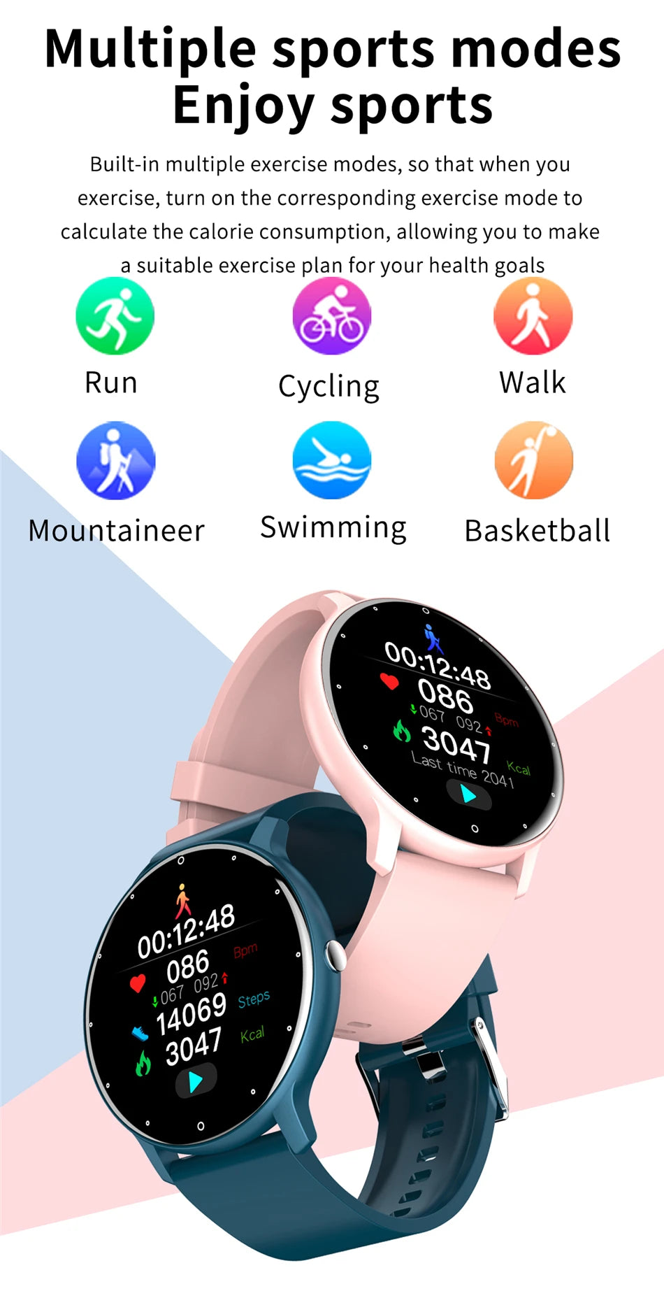 NEW Fashion Men Smart Watch Wireless Call Digital Fitness Tracker IP68 Waterproof Sport Smartwatch for Women Android Phones 2025