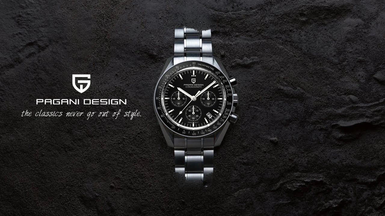 2026 New PAGANI DESIGN Tribute to CK2998 Moon Watch Retro Luxury Quartz Watches For Men Stainless steel Sport Chronograph Man