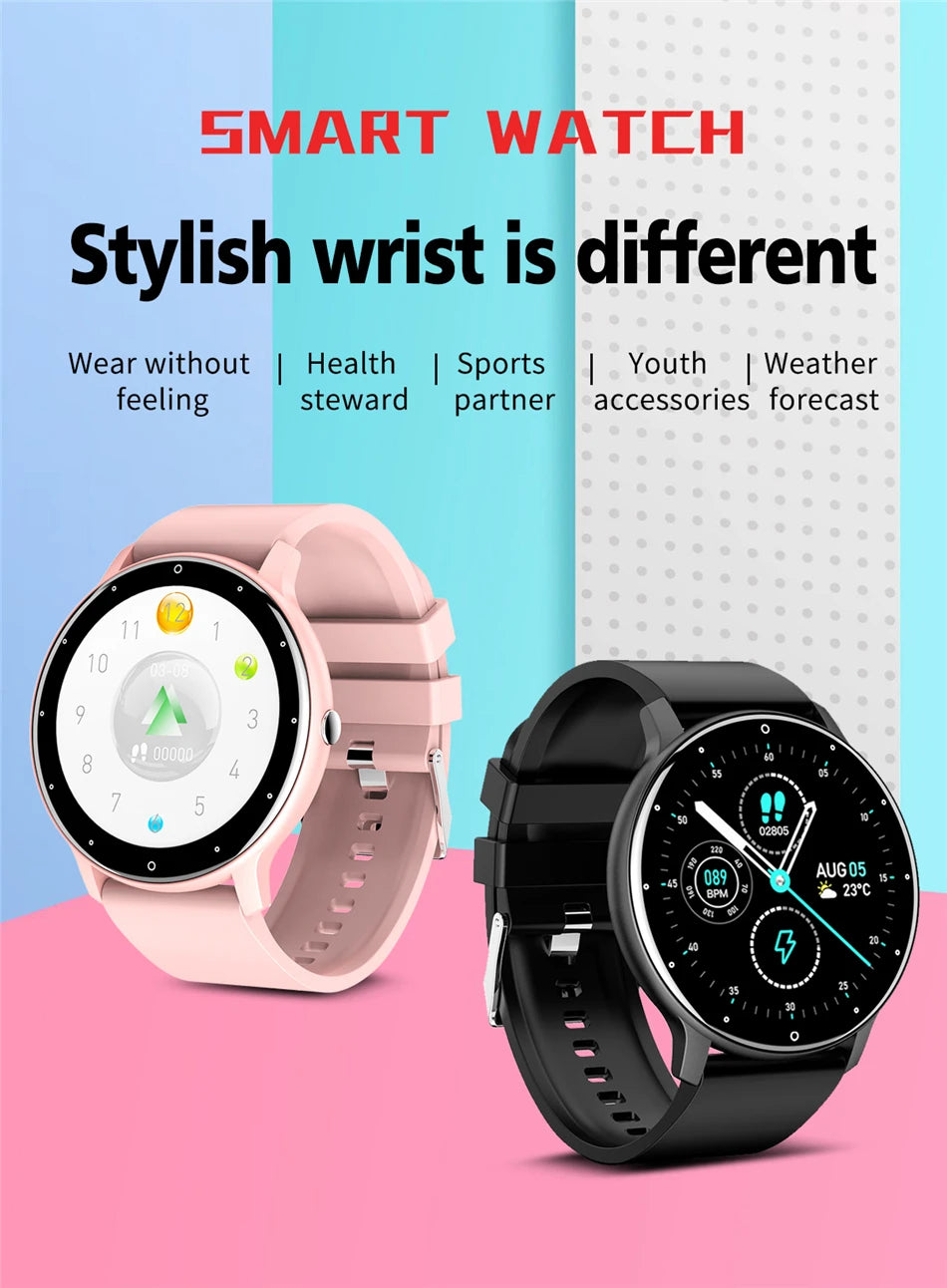 NEW Fashion Men Smart Watch Wireless Call Digital Fitness Tracker IP68 Waterproof Sport Smartwatch for Women Android Phones 2025