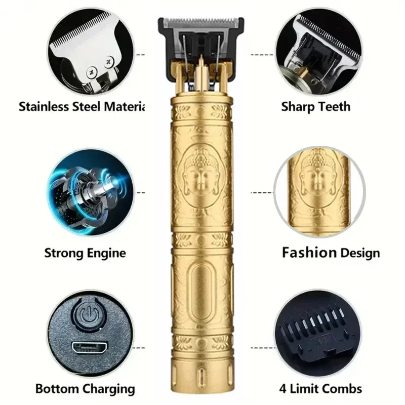 T9 Professional Hair Clipper/Accessories for Men | USB Fast Charging | Beard/Body/Hair Trimmer | Precision Electric Shaver | Barber us