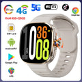 8GB+128GB RAM 5G/4G Smart Watch 2.4 inch AMOLED 2100mah Battery 900W Camera GPS WIFI Google APPS Download Smartwatch Android 10