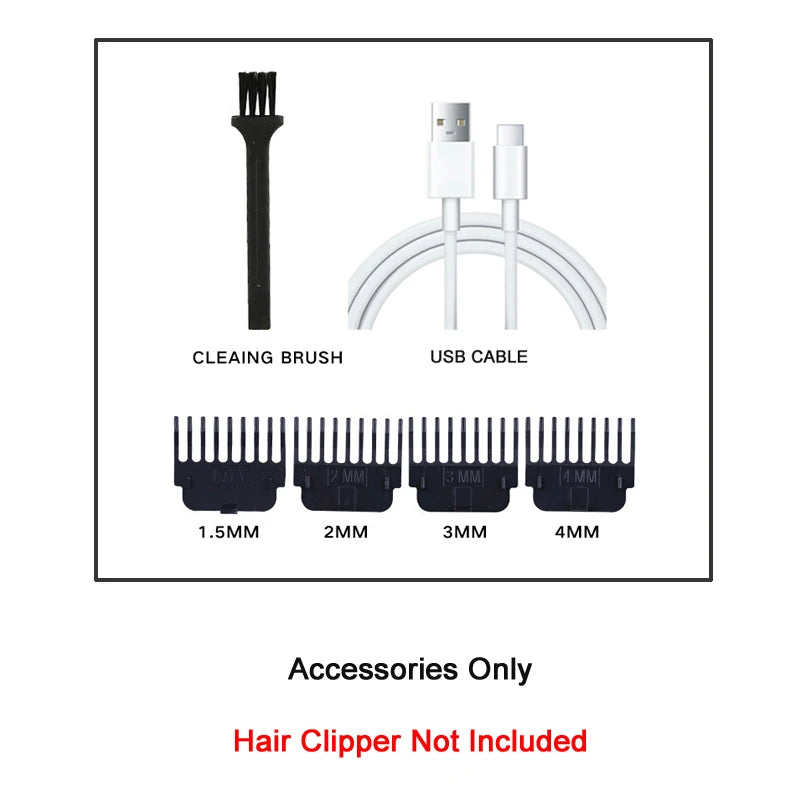Carving Hair Clipper Professional Hair Cutting Machine Barber us Rechargeable Hair Trimmer Metal Haircut Machine Clipper for Men