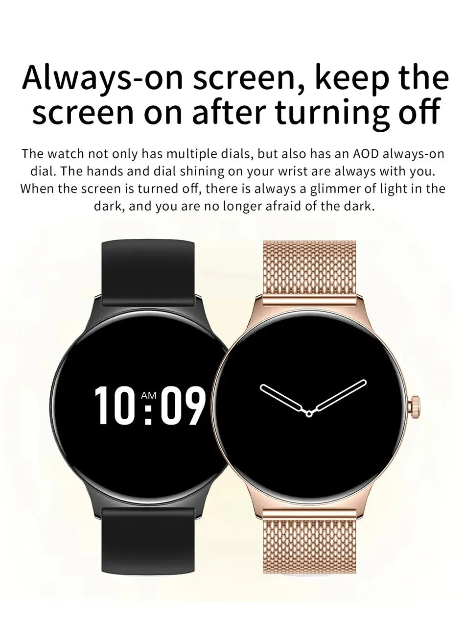 2026 New 7.9MM Ultra Thin Smart Watch Women Screen Always Display Time Sports Bracelet Bluetooth Call Fashion Smartwatches ios