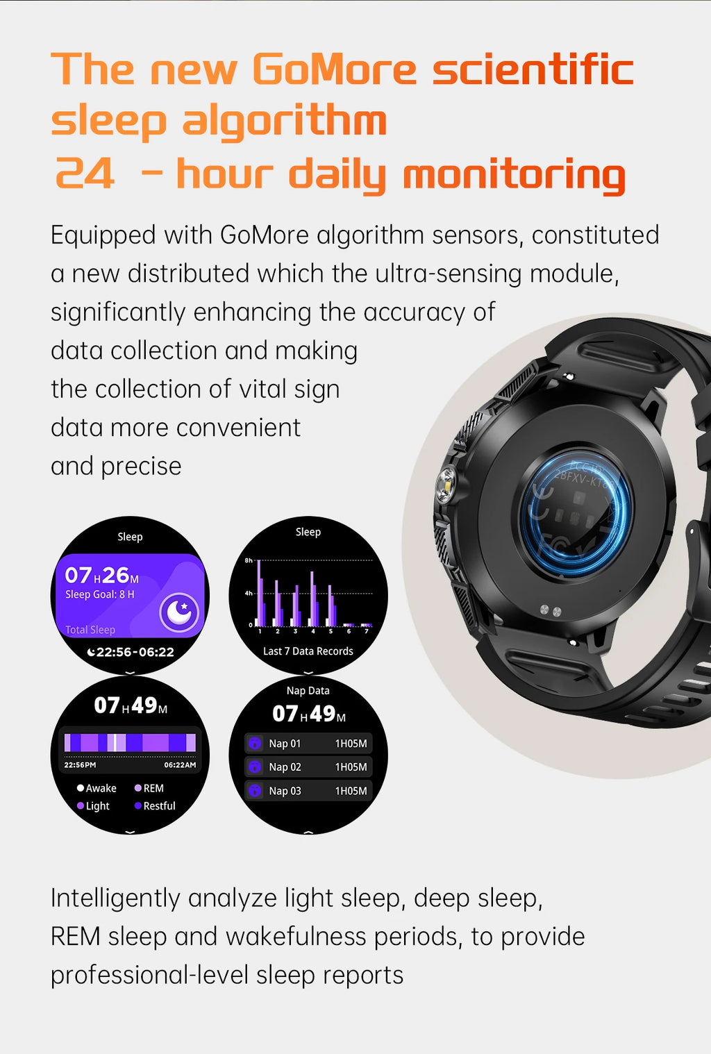 LIGE New 1100mAh Battery Smart Watches For Man Outdoor Sport LED Flashlight Compass Men’s Smartwatch Bluetooth Call Men Watches