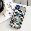 Printing Landscape phone case For iPhone 17 16 15 14 11 12 13 Pro Max Mini XS X XR 16 Plus Creative Mountains Shockproof Cover