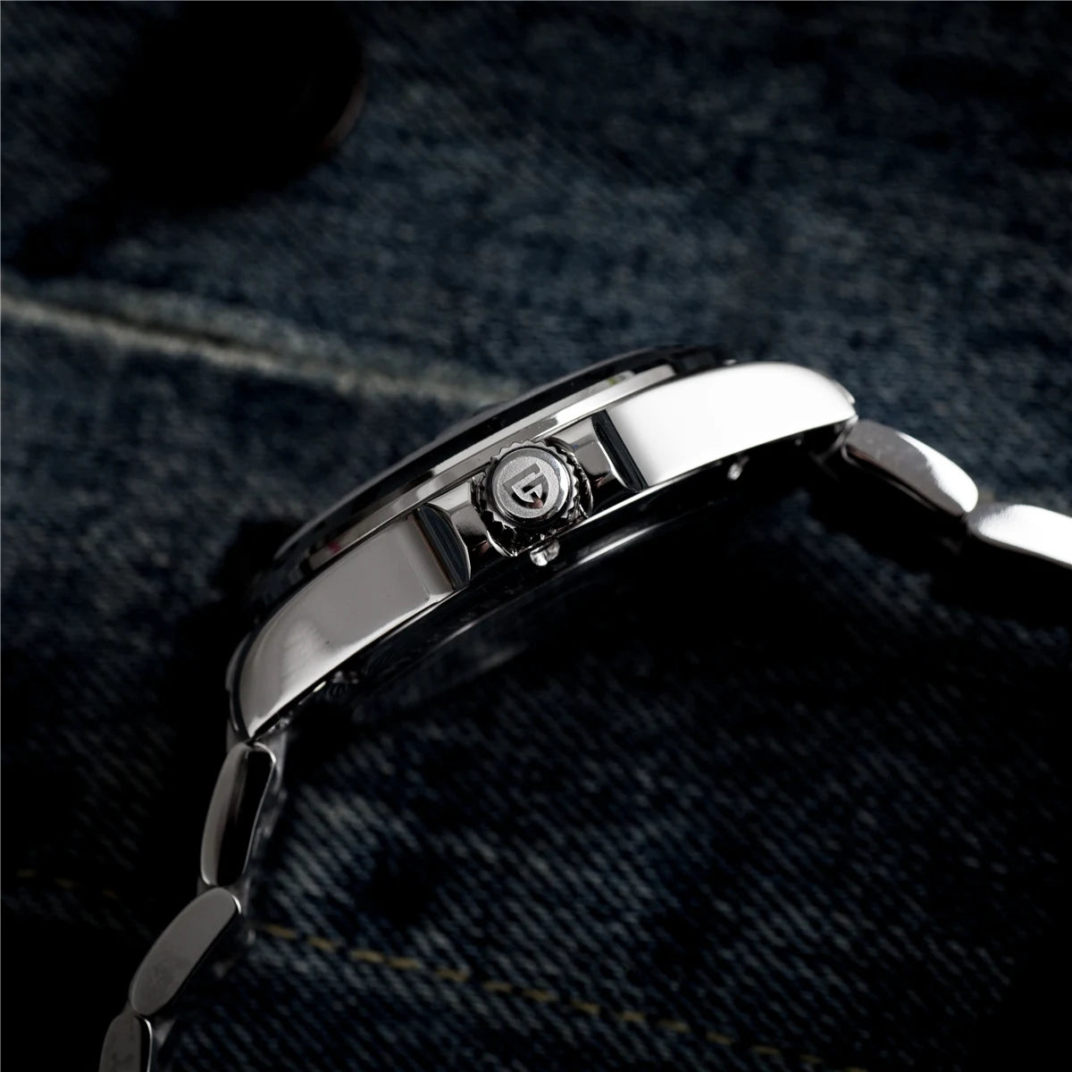 PAGANI DESIGN PD1762 Men’s Automatic Mechanical GMT Watch DG5833 Sapphire Crystal 10Bar Waterproof Stainless Steel Dual Time