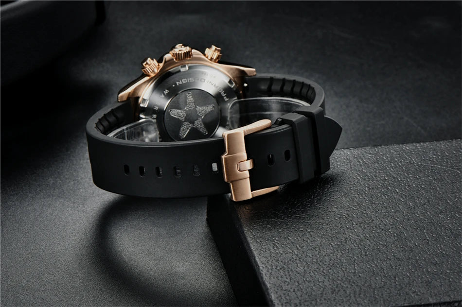 PAGANI DESIGN 2026 New Men Watches Luxury Quartz Watch For Men 100M Waterproof Sports Chronograph Wristwatch for Men gift