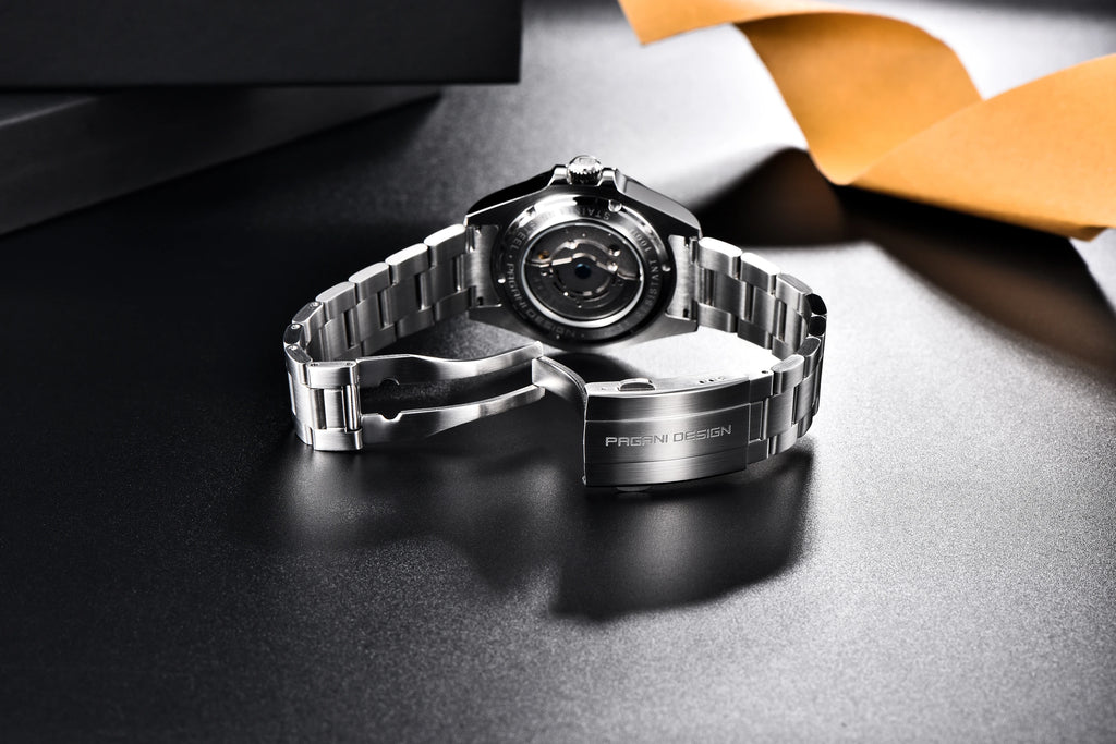 PAGANI DESIGN Vintage 42MM GMT Men's Watch PD1682 Automatic Mechanical Timepiece Sapphire Stainless Steel 100M Waterproof Retro