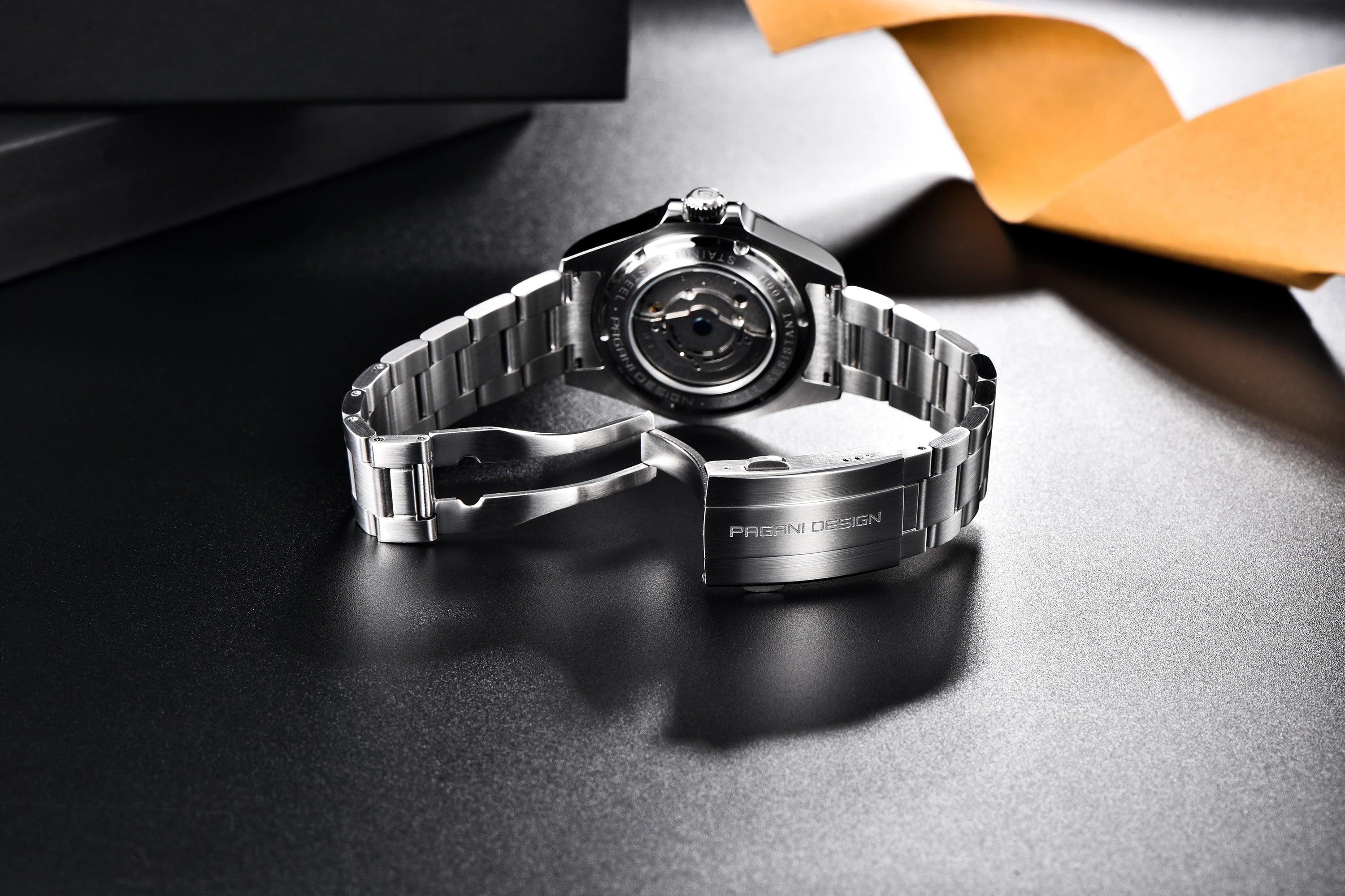 PAGANI DESIGN Vintage 42MM GMT Men's Watch PD1682 Automatic Mechanical Timepiece Sapphire Stainless Steel 100M Waterproof Retro