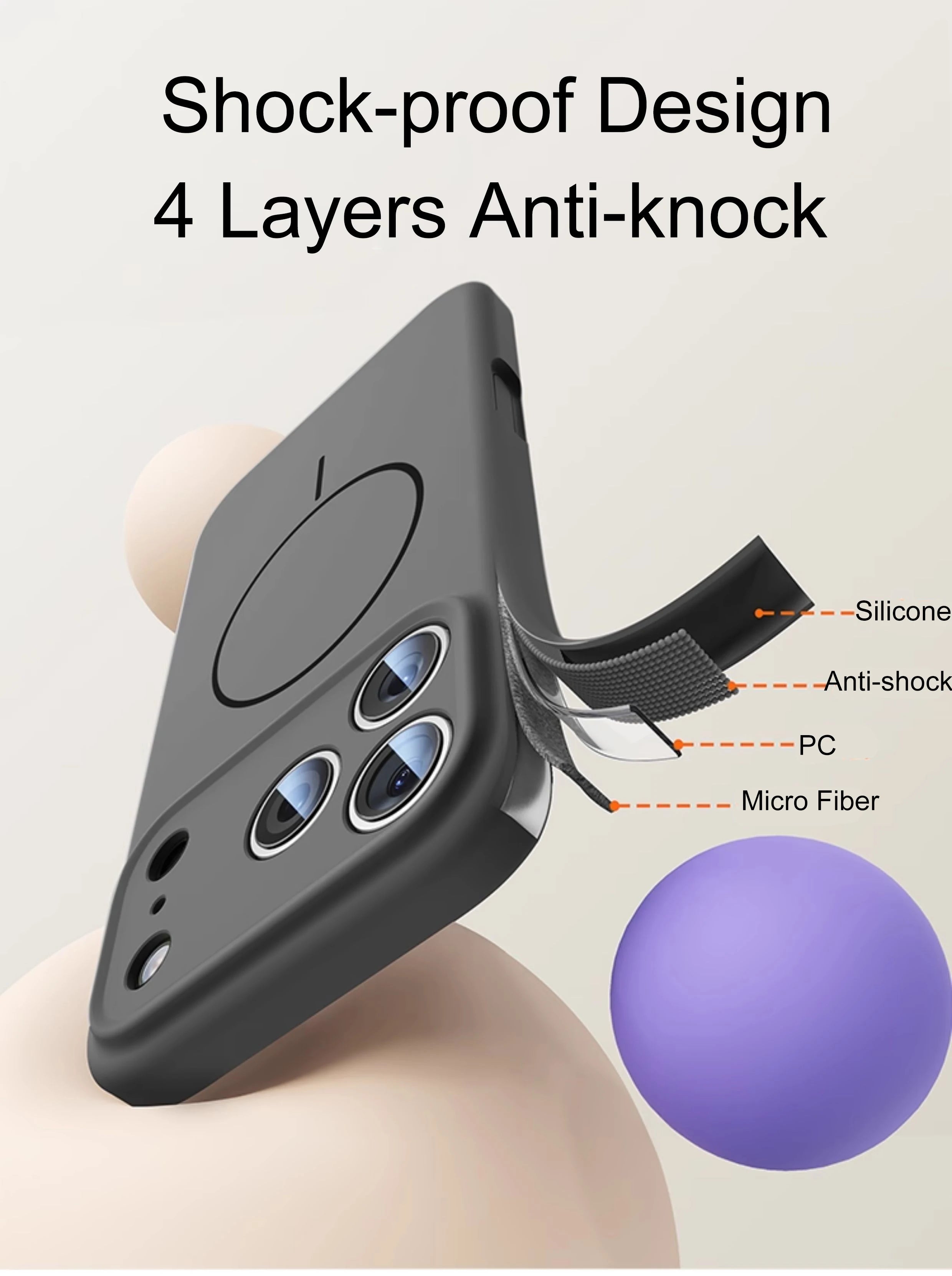 Luxury Liquid Silicone Case for iPhone 17 Air 16 16E 15 14 13 12 11 Pro Max Plus Soft For Magsafe Magnet Shockproof Matte Cover