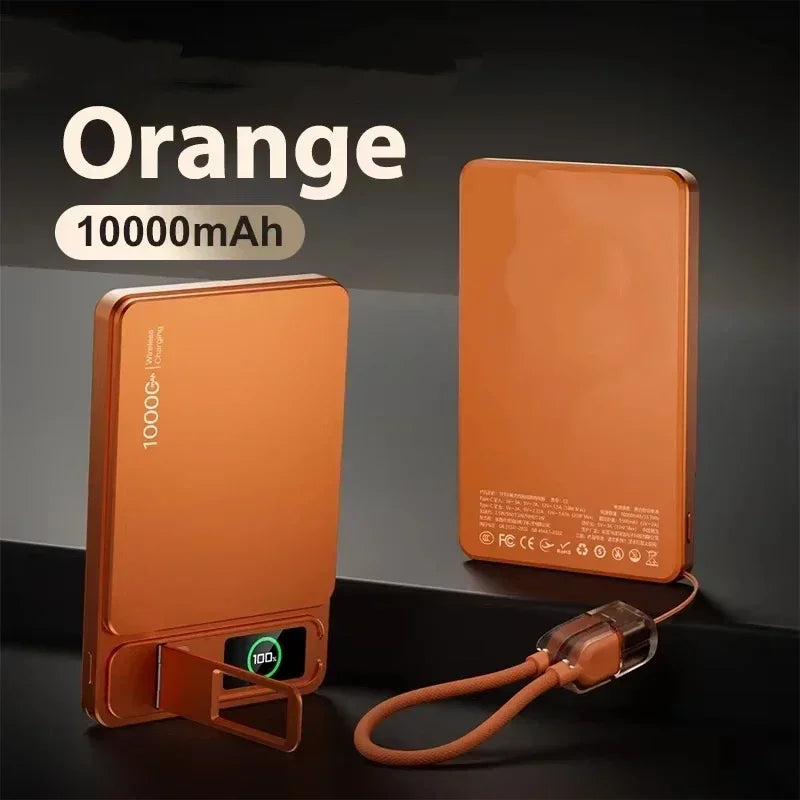 Lenovo carg CCC 10000mAh Slim Original Jump Starter For Magnetic Wireless Fast Charging Portable Battery For IPhone IWatch