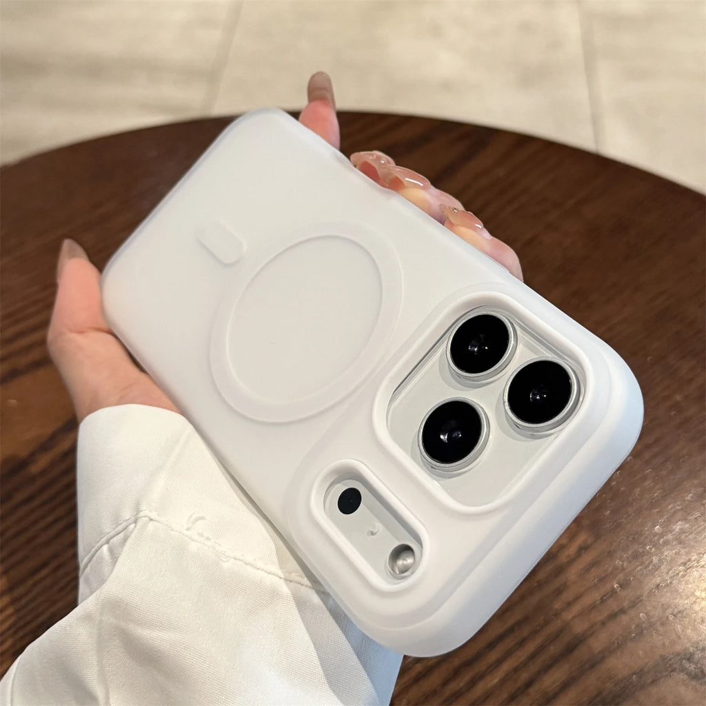 Luxury Candy Color  Magnetic Matte Case For iPhone 17 16 15 14 13 12 11 Pro Max  Air 16 ProMax Magsafe Wireless Charging  Cover