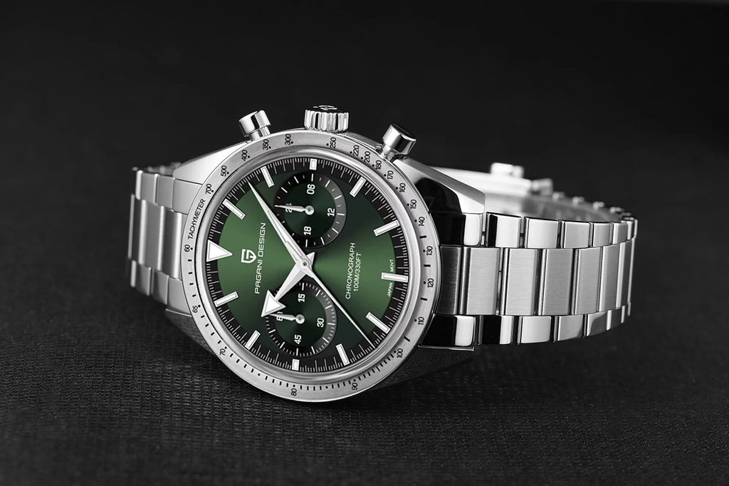 2026 New PAGANI DESIGN Retro Mens Watches Moon Quartz Watch For Men Speed Sports Chronograph AR Sapphire VK64 Clock Reloj Hombre