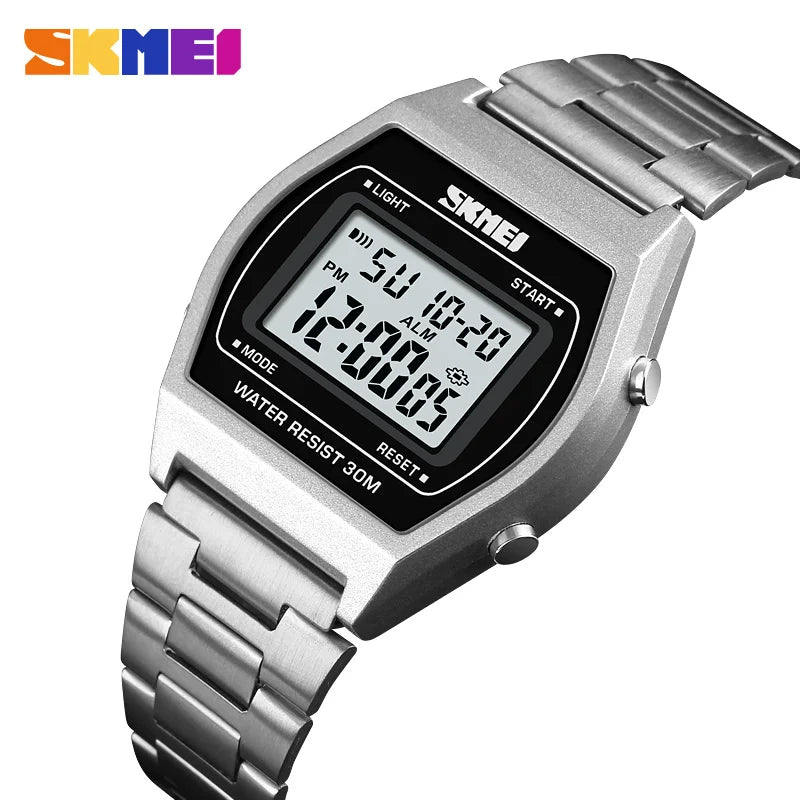 SKMEI Outdoor Sports Digital Wristwatch For Men Women Fashion Business Alarm Watch Military Electronic Watches Relogio Masculino