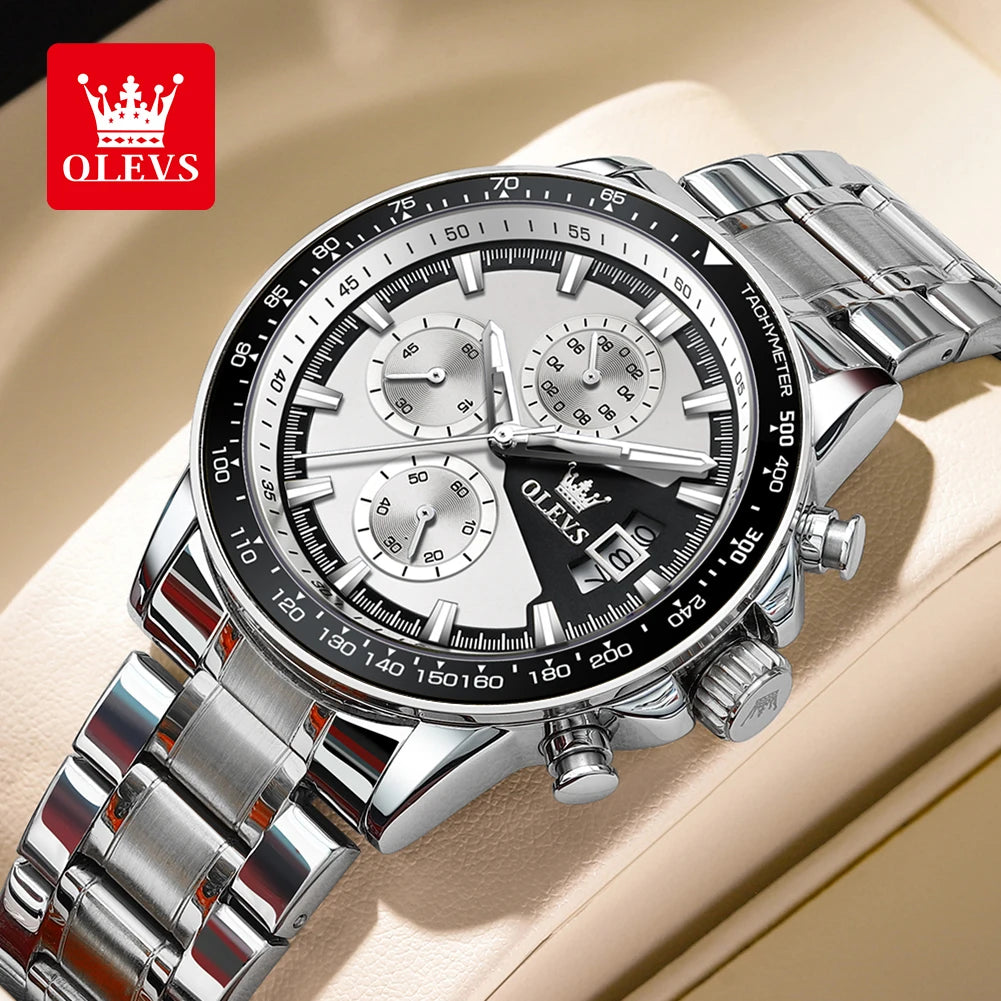 OLEVS TY705 Men Watch Luxury Waterproof Luminous Quartz Watch Multi functional Timing Watch Exclusive Sports Original Men Watch