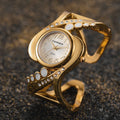 New Design Women Bangle Wristwatch Quartz Crystal Luxury Relojes Rhinestone Fashion Female Watches Hot Sale Eleagnt Mujer Watch