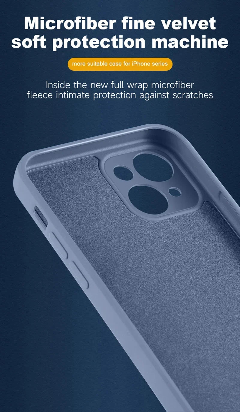 For Magsafe Magnetic Wireless Charge Case For iPhone 17 16 14 13 12 11 15 Pro Max Mini XR XS Soft Liquid Silicone Back Cover