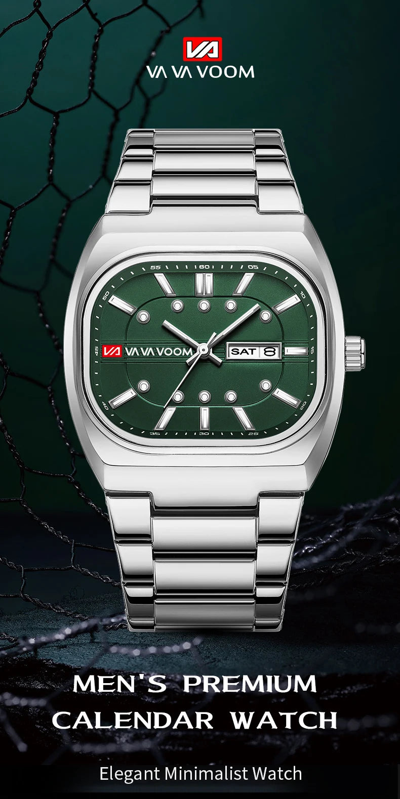 2026 New Men Watches 40mm Square Quartz Movement Analog Diving Series Clock Black Stainless Steel Top Brand Watch for Men montre