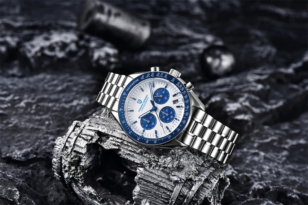2026 New PAGANI DESIGN Mens Watches Top Brand Luxury Automatic Quartz Chronograph Waterproof Sport Stainless Steel Clock Relogio