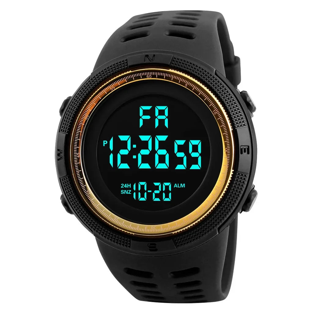 Men's Digital Watches Multifunction Military Men Sports Wristwatch Sweatproof Luminous Man Student Electronic Watch