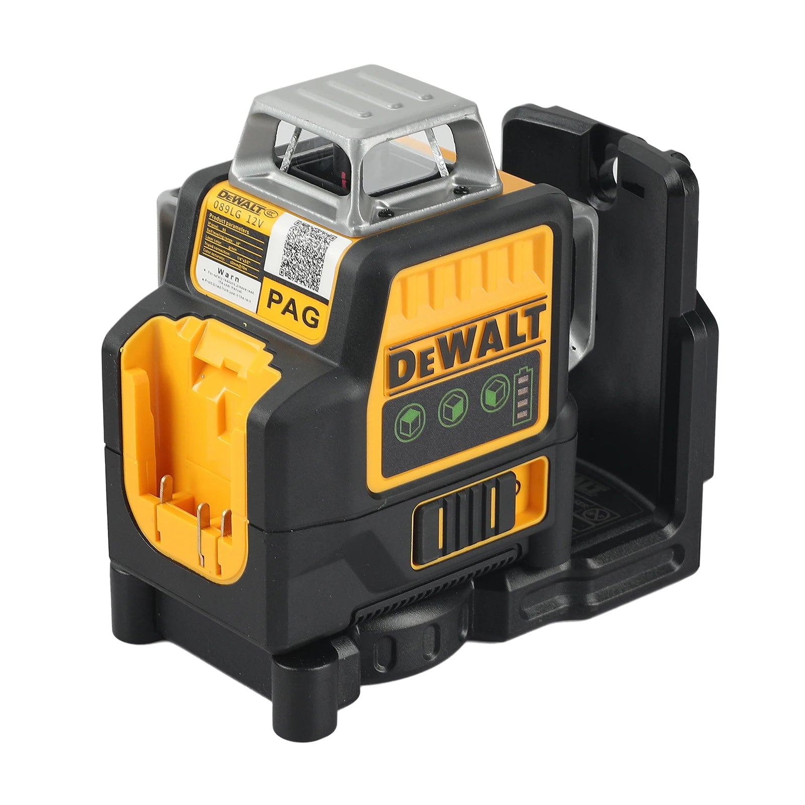 Dewalt us DW089LG12-Line Green Laser Level,360°Auto Leveling Cordless Rechargeable Measuring Tool for Construction Professional Use