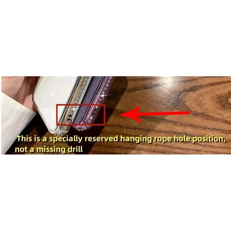 New Fashion Glitter Diamond Transparent Case For iPhone 17 16 15 14 13 11 12 Pro Max Funda Magnetic Wireless Charge Bumper Cover