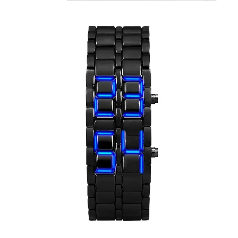 LED Lava Watch Steel Man Watches Hot Sales Fashion Digital Wristwatches For Men Dropshipping Electronic Watch relogios masculino