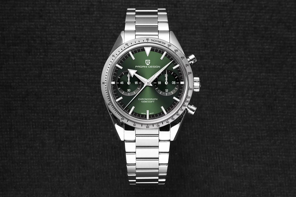 2026 New PAGANI DESIGN Retro Mens Watches Moon Quartz Watch For Men Speed Sports Chronograph AR Sapphire VK64 Clock Reloj Hombre