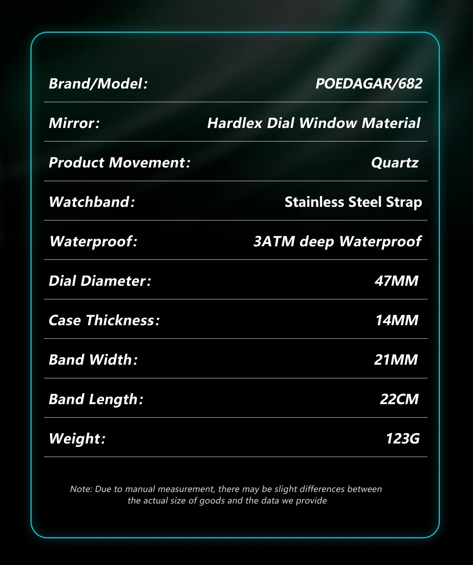 POEDAGAR Luxury Fashion Men's Watch Waterproof Luminous Quartz Male Watch Date Week Stainless Steel Casual Watches For Men Reloj