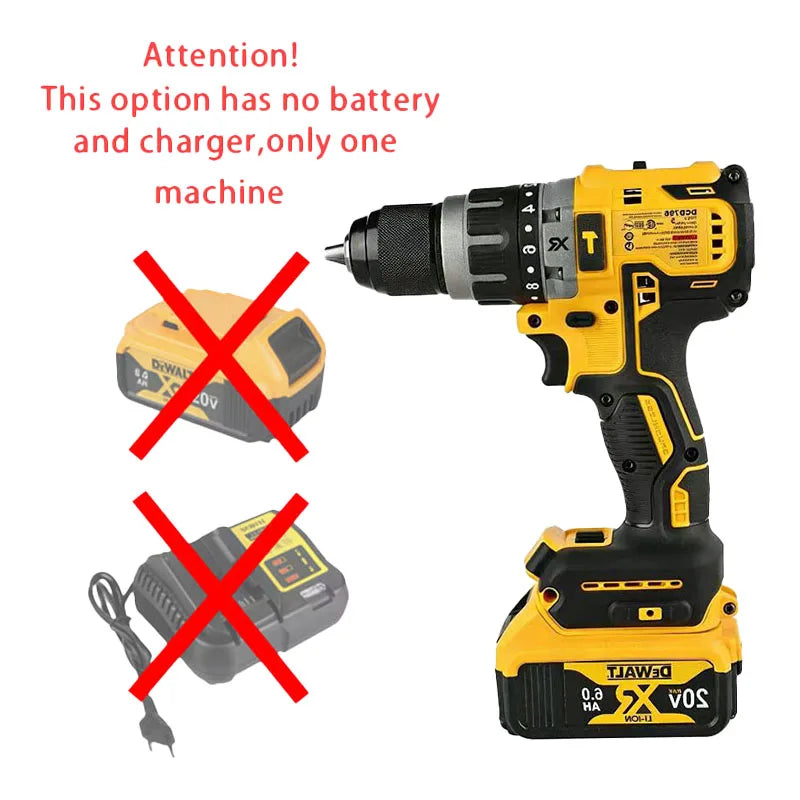 DEWALT US DCG406 Cordless Angle Grinder and DCD796 Drill Driver 20V Brushless Power Tool Combination Set