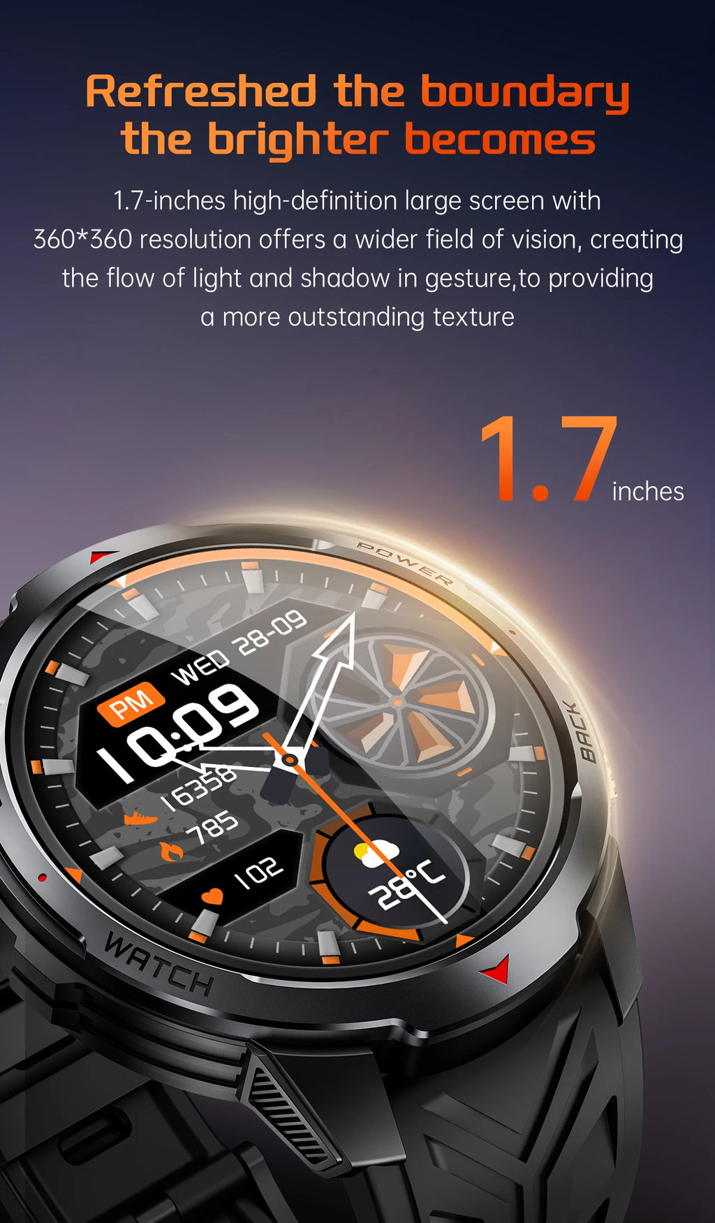LIGE New 1100mAh Battery Smart Watches For Man Outdoor Sport LED Flashlight Compass Men’s Smartwatch Bluetooth Call Men Watches