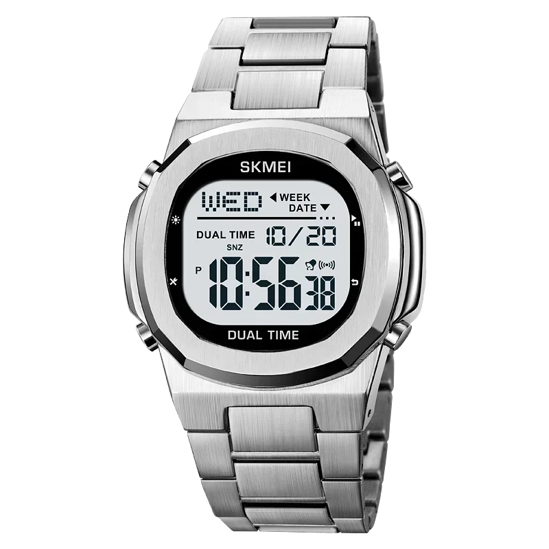 SKMEI 2004 Alarm Date Clock  relojes para hombre Glow Stop Watch Multifunction Mens Waterproof Electronic Sport Watch Wristwatch