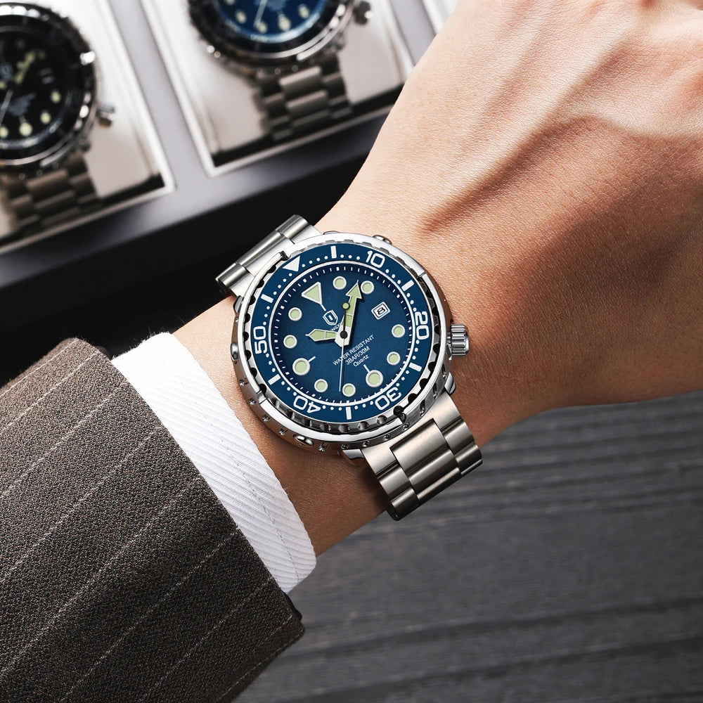 New Fashion Watch Men Top Brand Luxury Waterproof Luminous Date Clock Sport Watches Mens Quartz Wristwatch Relogio Masculino