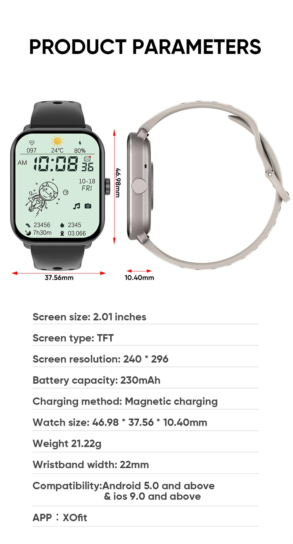 For Xiaomi Watch 5 Global Version Men Women HD AMOLED Display Heart Rate Bluetooth Call GPS Track Waterproof Sports Smart Watch