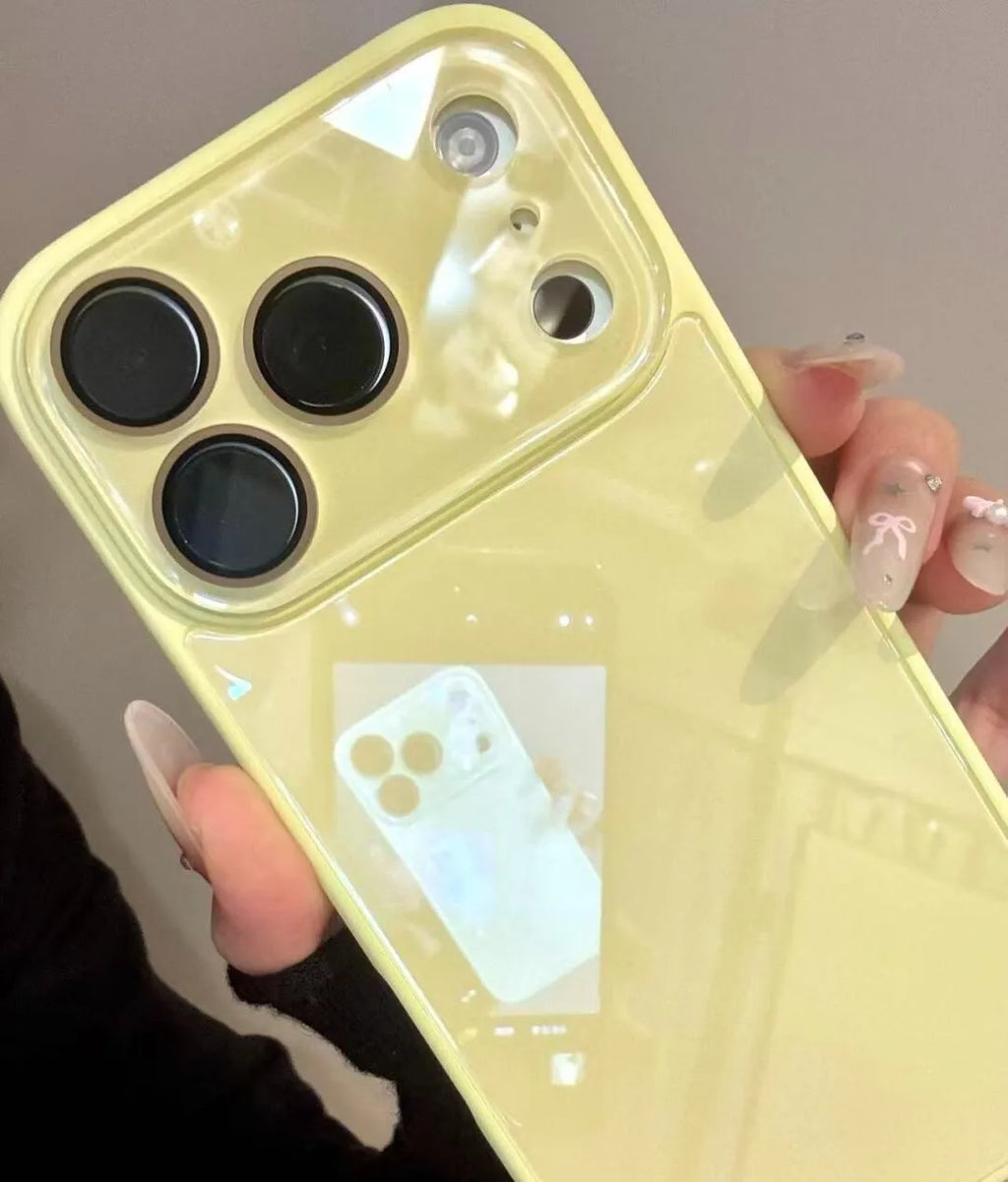 Luxury Candy Color Tempered Glass Camera Protection Case for iPhone 17 16 15 14 13 12 Pro Max Shockproof Bumper Hard Back Cover