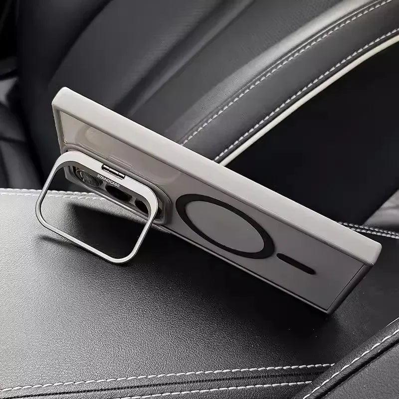 Camera Protector Holder Clear Phone Case For Samsung Galaxy S25 Ultra S24 S23 S22 S23 FE Plus Magsafe Magnetic Cover Capa Fundas