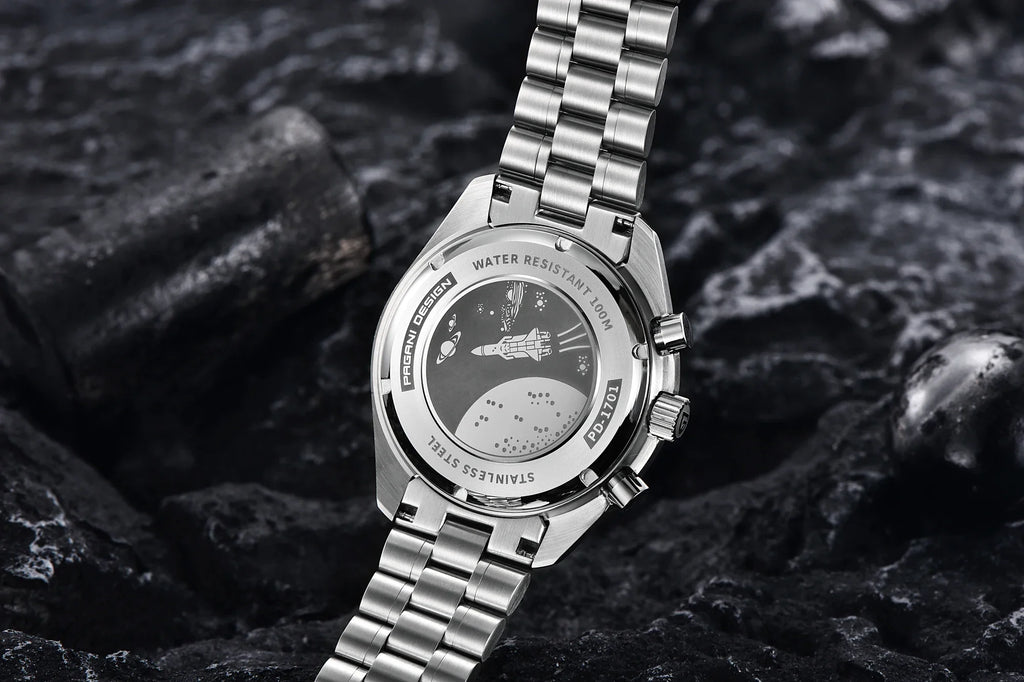 2026 New PAGANI DESIGN Moon V6 Men's Watches Luxury Quartz Watch For Man Chronograph VK63 Men Gift AR Sapphire Mirror Luminous