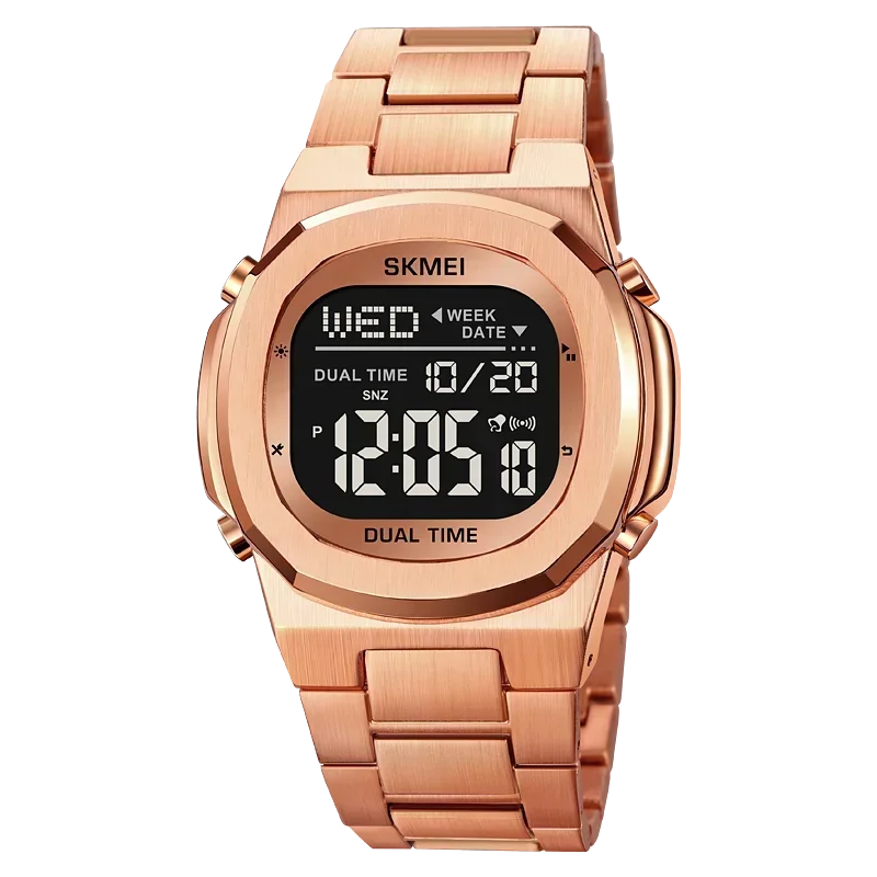 SKMEI 2004 Alarm Date Clock  relojes para hombre Glow Stop Watch Multifunction Mens Waterproof Electronic Sport Watch Wristwatch