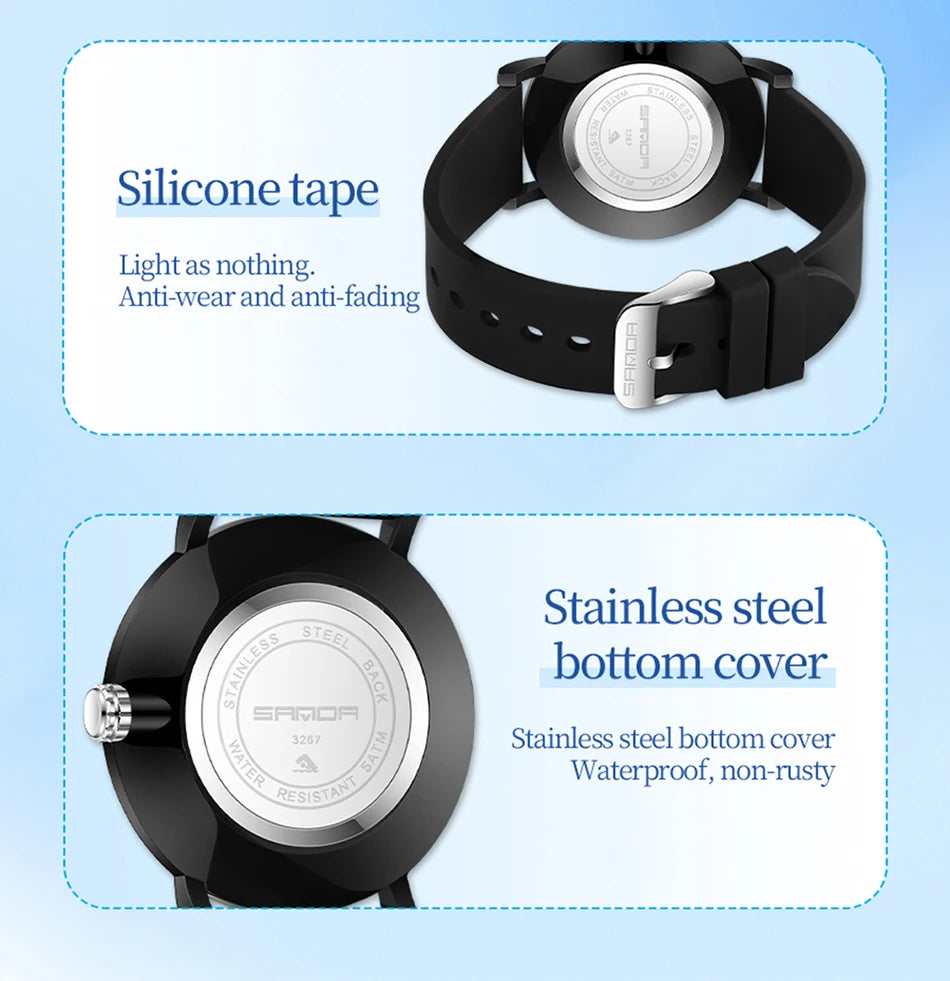 Fashion Ultra-thin Women's Watches, Soft silicone strap Designer Quartz Watch For Woman,Simple Elegant Analog Lady Wristwatches