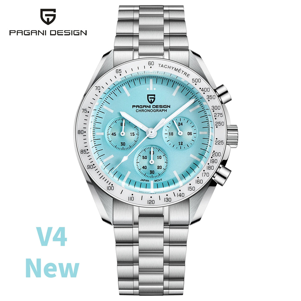 PAGANI DESIGN 2026 New Men's Watches Top Luxury Quartz Watch For Men Auto Date Speed Chronograph AR Sapphire Mirror Wrist watch