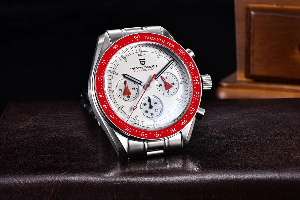 2026 New PAGANI DESIGN Mens Watches Top Brand Luxury Automatic Quartz Chronograph Waterproof Sport Stainless Steel Clock Relogio