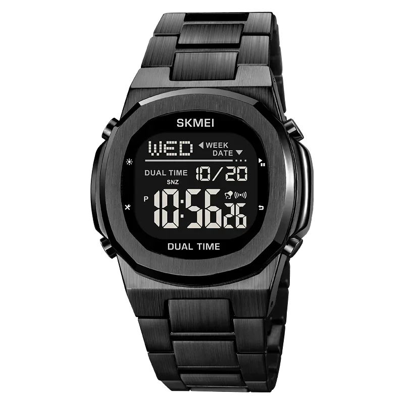 SKMEI 2004 Alarm Date Clock  relojes para hombre Glow Stop Watch Multifunction Mens Waterproof Electronic Sport Watch Wristwatch