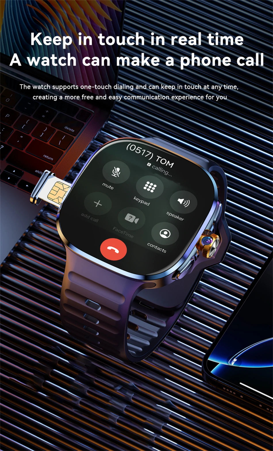 8GB+128GB RAM 5G/4G Smart Watch 2.4 inch AMOLED 2100mah Battery 900W Camera GPS WIFI Google APPS Download Smartwatch Android 10