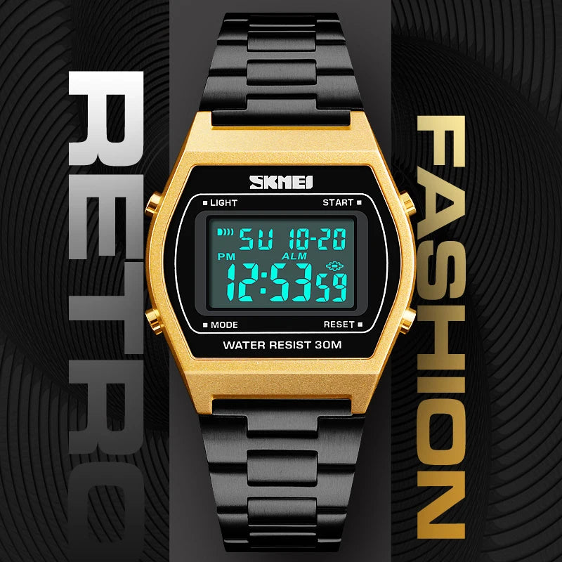 SKMEI Outdoor Sports Digital Wristwatch For Men Women Fashion Business Alarm Watch Military Electronic Watches Relogio Masculino