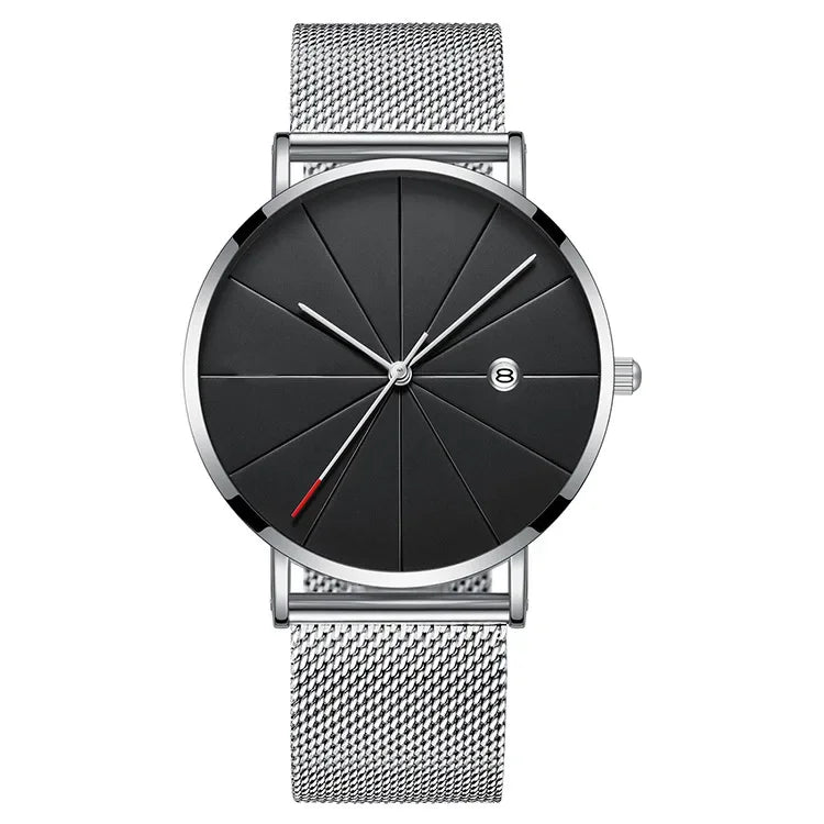 Man Watch 2025 Luxury Gold Men Watches Ultra Thin Mens Watches Stainless Steel Mesh Belt Quartz Wristwatches Horloge Mannen