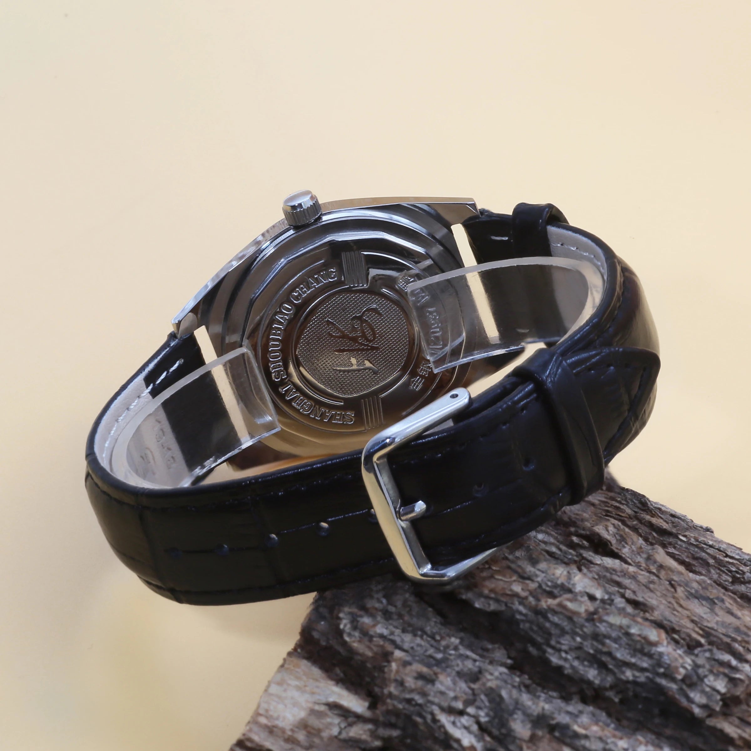 Shanghai 36MM Hand-Wind Mechanical Watch 7120 Waterproof Bauhaus Design Watch for Men wholesale