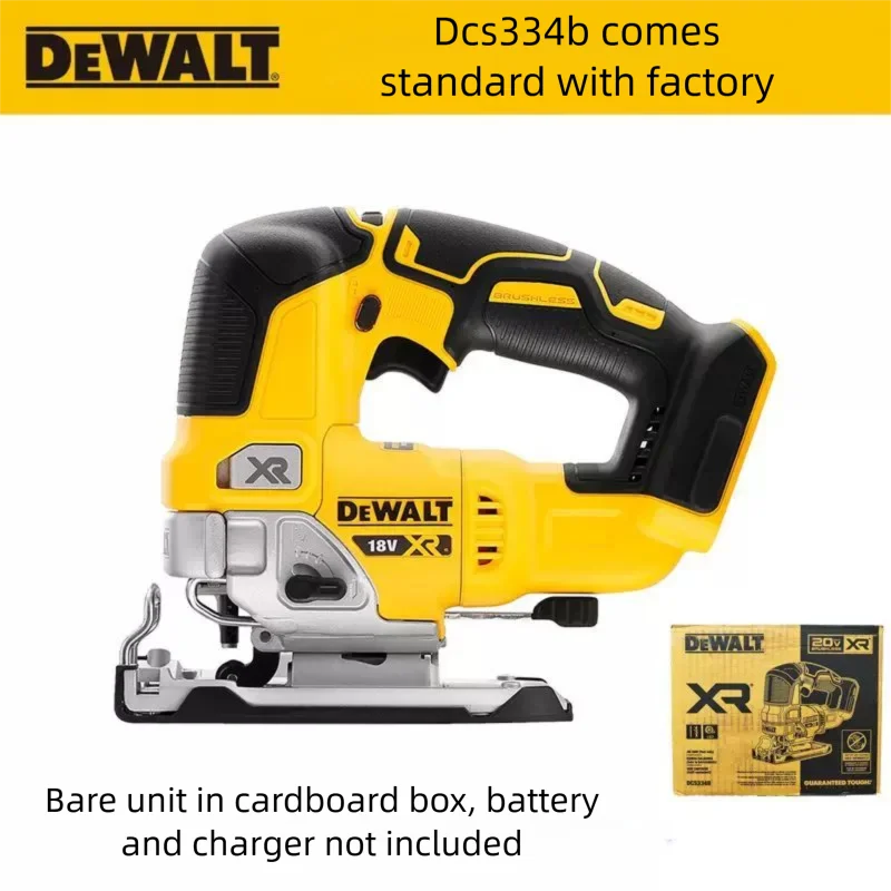 DeWalt us 20V Brushless Lithium Battery Rechargeable Jigsaw DCS334 for Woodworking and Metal Cutting