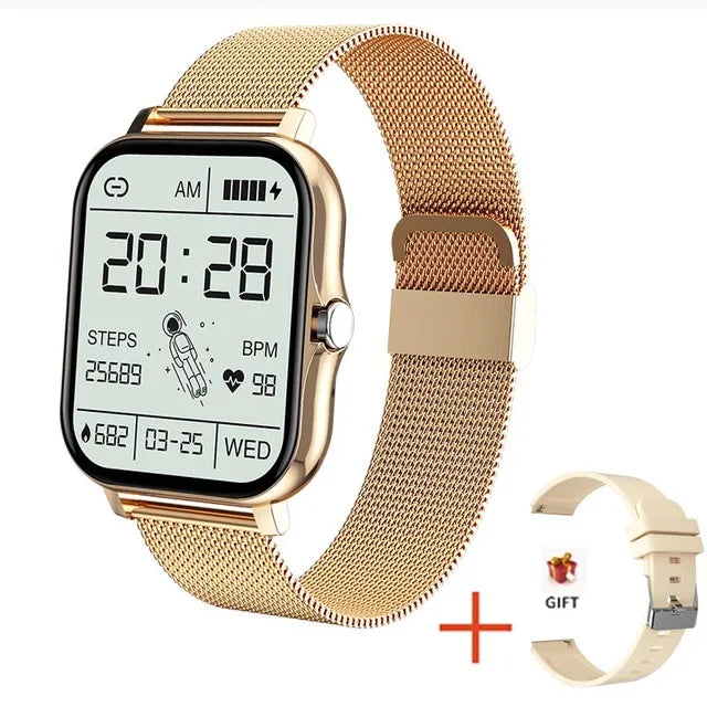 Sport Smart Watch Fitness Clock Health Monitor Waterproof Smartwatch Bluetooth Call Watches for Men Women IOS Android Phone 2025